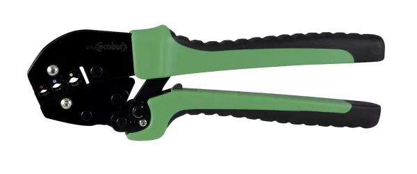 PINCE � SERTIR � CLIQUET POUR COSSES ISOL�ES CAP 0,5 � 6,0 MM�, MANCHE BIMATI�RE
