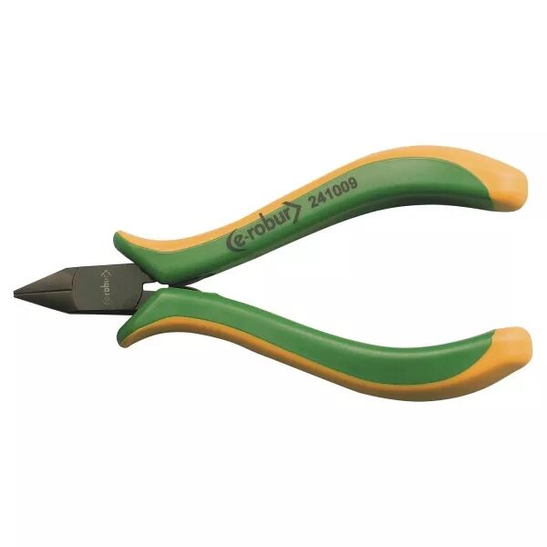Pince coupante diagonale effil�e long 115 mm, entrepass�e, manches bimati�re. (241009)