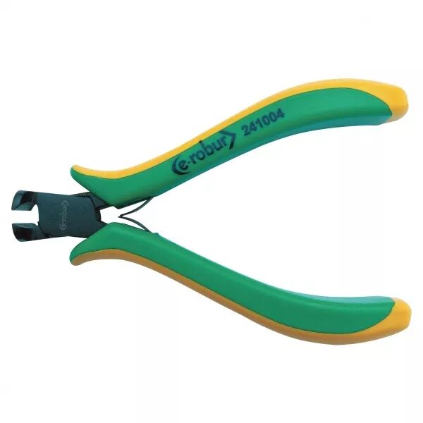 Pince coupante en bout long 115 mm, entrepass�e, manches bimati�re. (241004)