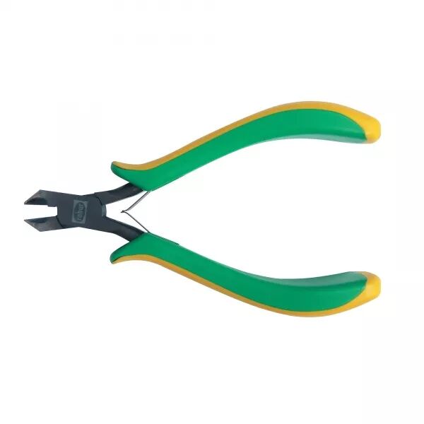 PINCE COUPANTE EN BOUT OBLIQUE LONG 115MM, ENTREPASS�E, MANCHES BIMATI�RE.