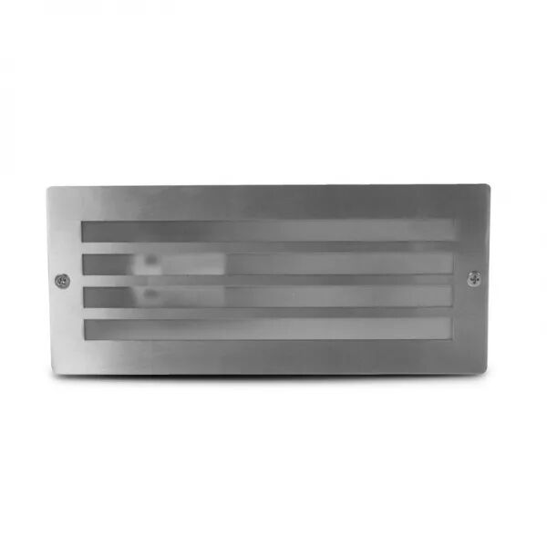 PITON E27 SPOT ENCASTRABLE IP44 RECTANGLE GRILLE INOX 304