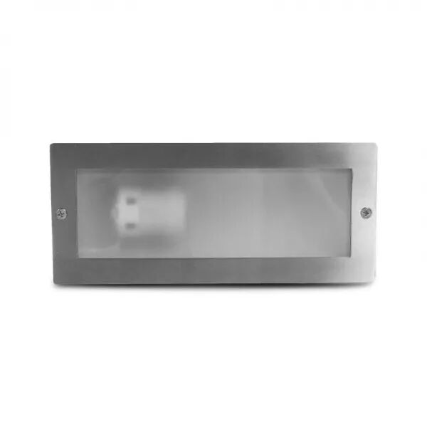 PITON E27 SPOT ENCASTRABLE IP44 RECTANGLE INOX 304