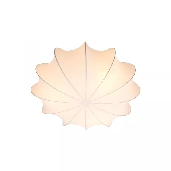 PLAFONNIER - AERON 60 - TEXTILE - BLANC -  E27