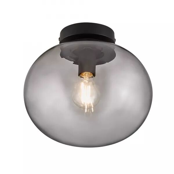 PLAFONNIER - ALTON - VERRE - NOIR -  E27