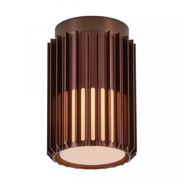 PLAFONNIER - ALUDRA - ALUMINIUM - SEASIDE MARRON METALLISE -  E27