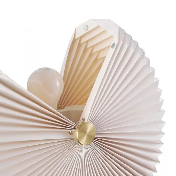 PLAFONNIER - BELLOY 40 - PAPIER - BLANC -  E27