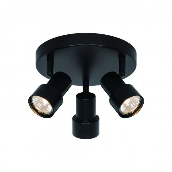 Plafonnier - BOSTON 3-rail -  M�tal - Noir - GU10 (2512370103)