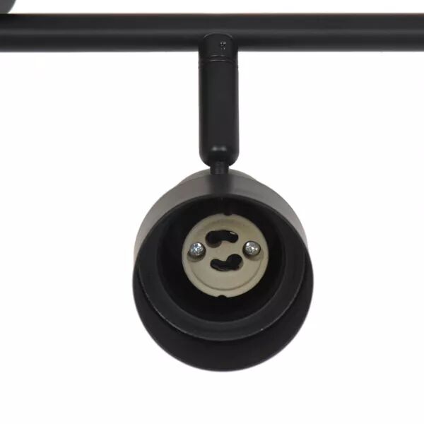 PLAFONNIER - BOSTON 4-RAIL -  M�TAL - NOIR - GU10