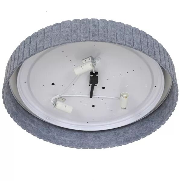 PLAFONNIER - CORATO 50 -  MATI�RE PLASTIQUE - GRIS - E14
