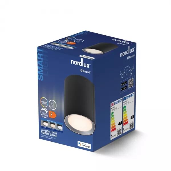 Plafonnier - LANDONSMART Long - M�tal - Noir - LED Module Incl. (2110850103)