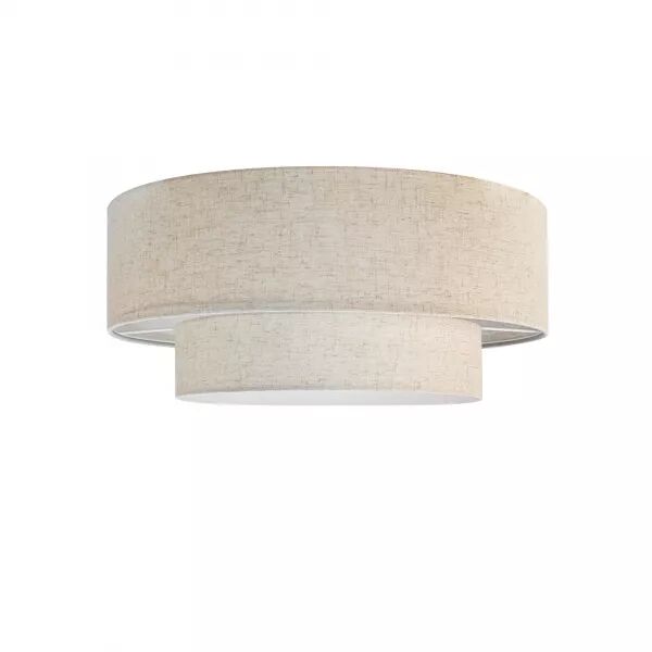 PLAFONNIER - MALODIN -  TEXTILE - BEIGE - E27