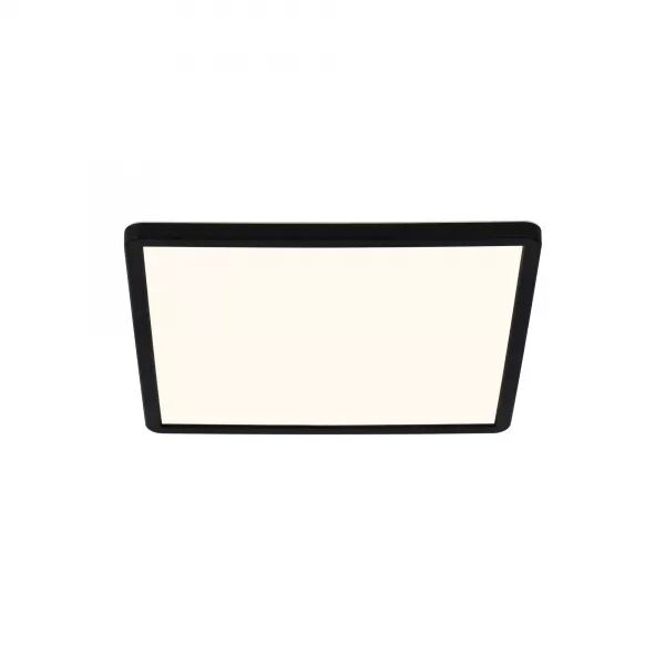 PLAFONNIER - OJA 29 CARR� -  PLASTIQUE - NOIR - LED MODULE INCL.