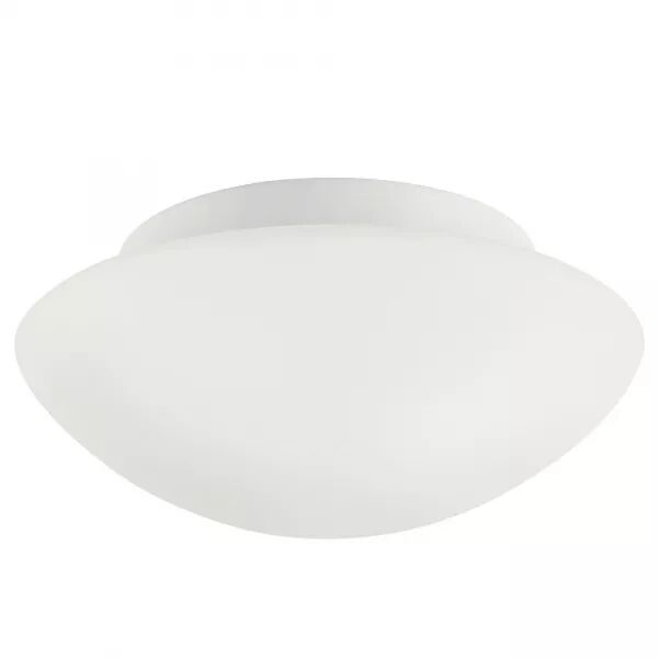 PLAFONNIER - UFO - VERRE - BLANC -  E27