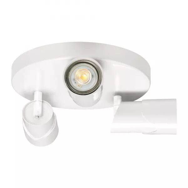 PLAFONNIER KELY P3 GU10, BLANC, LED 5W CCT 3000-4000K 500LM 15000H INCL.