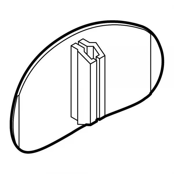 planet wattohm-agraphe joint de couvercle pour corniche keva 30mmx30mm - pvc blanc artic (11626)