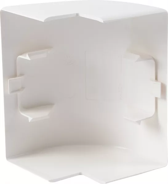 planet wattohm-angle ext�rieur non variable - pour goulotte logix 45 100x50mm - blanc artic (68004)
