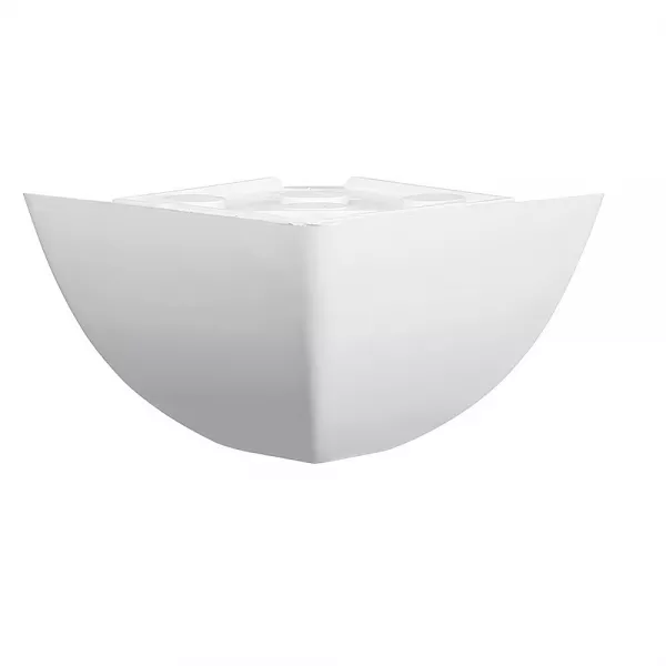 planet wattohm-angle ext�rieur pour corniche keva 80mmx80mm - pvc blanc artic (12250)