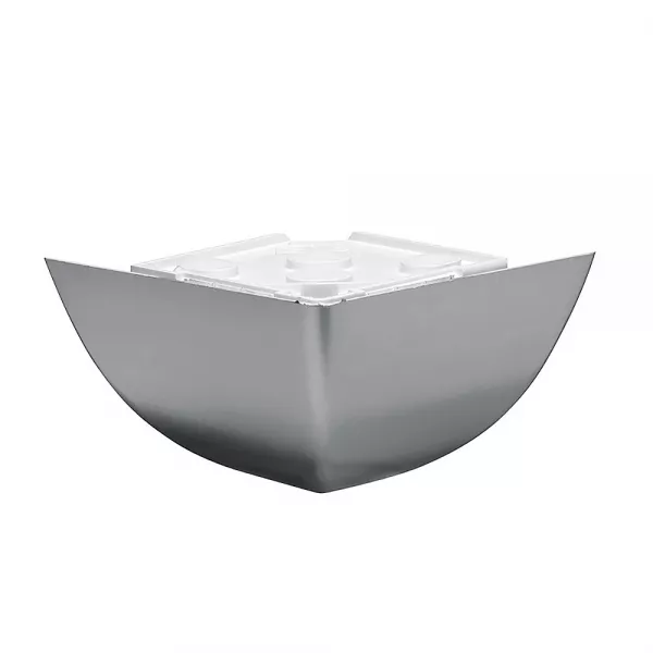 planet wattohm-angle ext�rieur pour corniche logix 80x80mm - pvc couleur aluminium (32601)