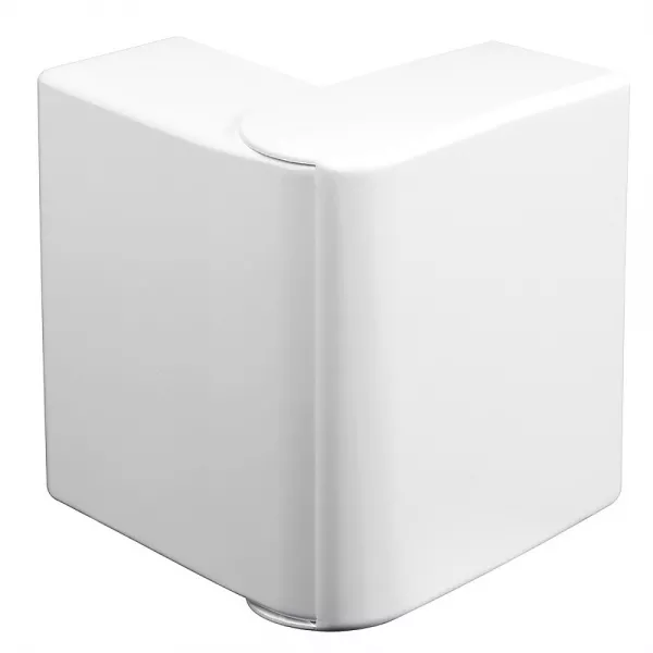 planet wattohm-angle ext�rieur variable 60� � 120� - pour goulotte logix 50x50mm - blanc artic (48030)