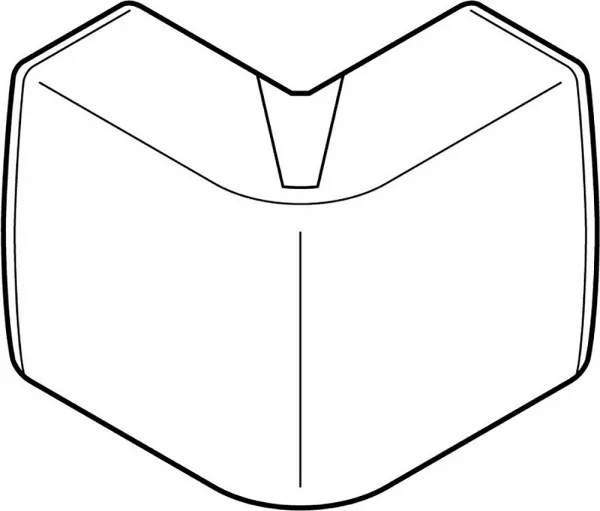 planet wattohm-angle ext�rieur variasouple +ou-7� pour moulure keva 32mmx15mm -pvc blanc artic (11543)