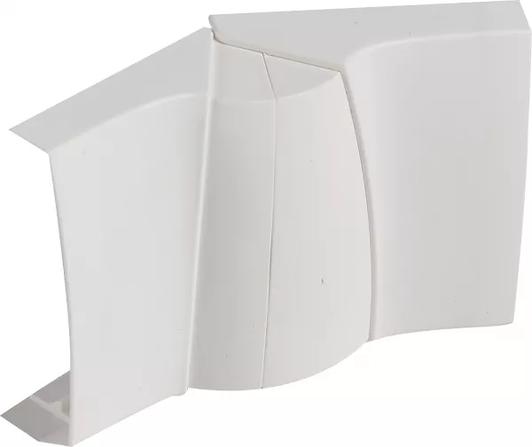 planet wattohm-angle int�rieur - pour plinthe keva led system 40mmx12,5mm - pvc blanc artic (14072)