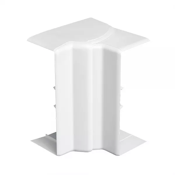 planet wattohm-angle int�rieur variable 80� � 120� - pour goulotte logix 50x50mm - blanc artic (48029)