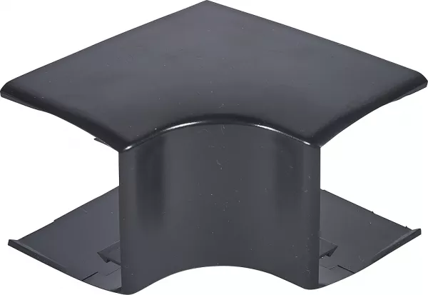 planet wattohm-angle int�rieur variable 80� � 120� - pour goulotte logix 50x50mm - noir (68229)