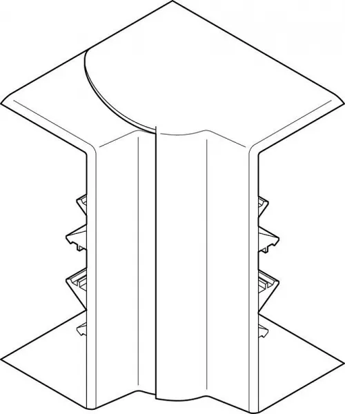 planet wattohm-angle int�rieur variable 80��120�-pour goulotte logix45,universel 100x50mm-blanc (49001)