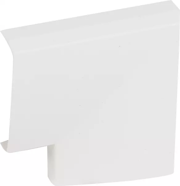 planet wattohm-angle plat a - pour plinthe keva led system 40mmx12,5mm - pvc blanc artic (14073)
