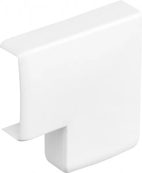 planet wattohm-angle plat pour moulure keva 32mmx12mm - pvc blanc artic (11524)