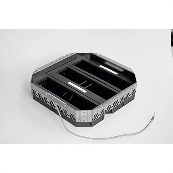 planet wattohm-bo�te de sol logix 24 modules haute r�sistance - sortie de c�ble centrale - ip66 (28156)