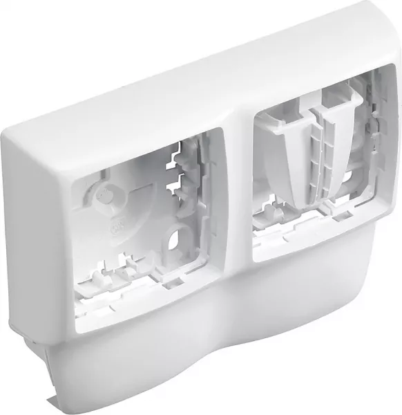 planet wattohm-cadre double appareillage saillie legrand 20, 22x12mm-pour moulure keva 22x12mm (11822)