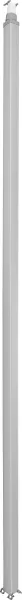 planet wattohm-colonne 1 compartiment logix 3,92m aluminium (pw32312)