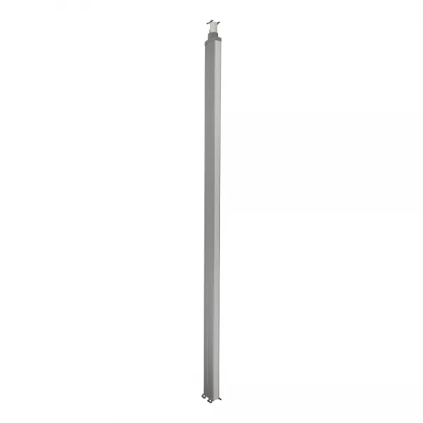 planet wattohm-colonne 2 cps logix 3,92m aluminium avec couvercles pvc blanc (pw32323)