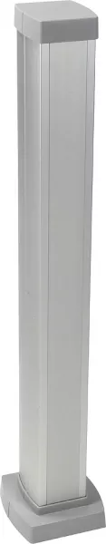 planet wattohm-colonnette 1 compartiment logix 0,68m aluminium (pw32316)