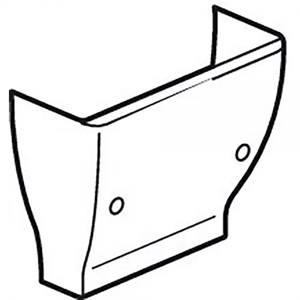 planet wattohm-cornet d\'�panouissement - pour goulotte gtl viadis 13 modules - blanc artic (16702)