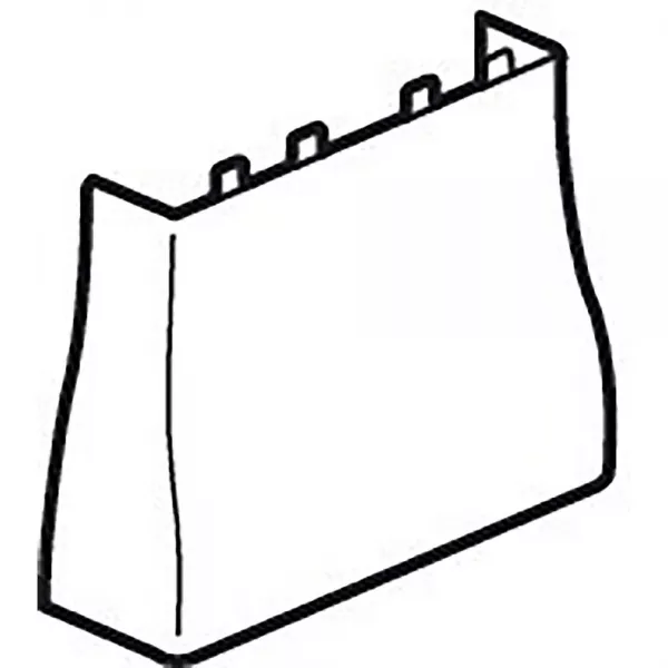 planet wattohm-cornet d\'�panouissement - pour goulotte gtl viadis 18 modules - blanc artic (16722)