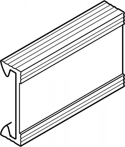 planet wattohm-couvercle compl�ment largeur 25mm-longueur 2m-pour goulotte segma zh pcabs 25mm (26220)