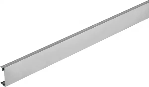 planet wattohm-couvercle largeur 45mm pour goulotte logix45, colonne, colonnette - aluminium (48228)