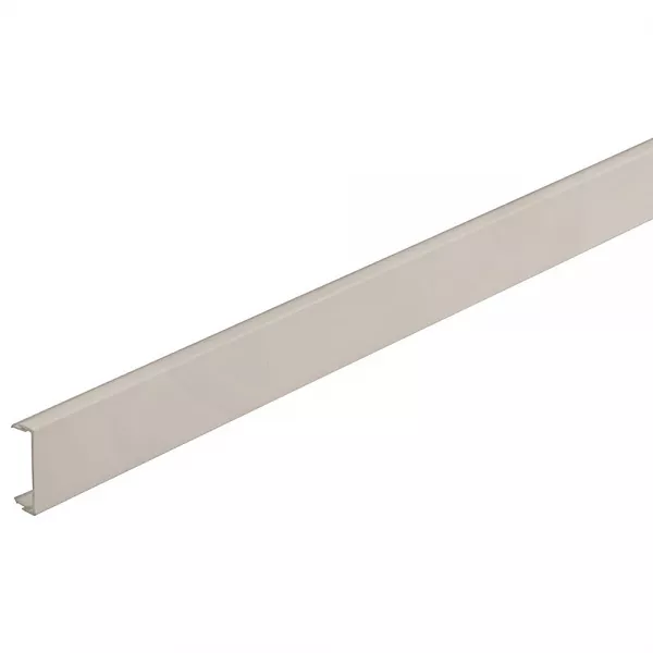 planet wattohm-couvercle largeur 45mm pour goulotte logix45, colonne, colonnette - alumnic (68328)