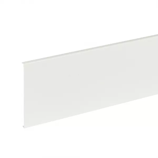 planet wattohm-couvercle pour goulotte de distribution viadis largeur 120mm - pvc blanc artic (16449)