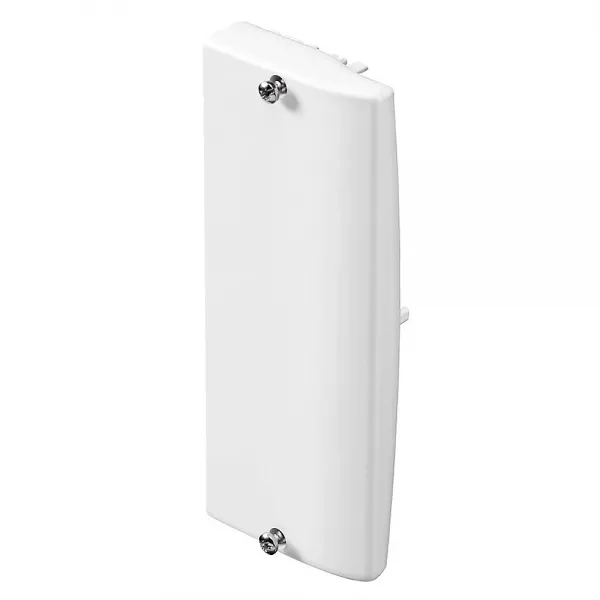 planet wattohm-embout - pour goulotte logix et logix zh 130x50mm - blanc artic (48010)
