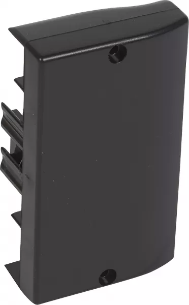 planet wattohm-embout - pour goulotte logix et logix zh 85x50mm - noir (68205)