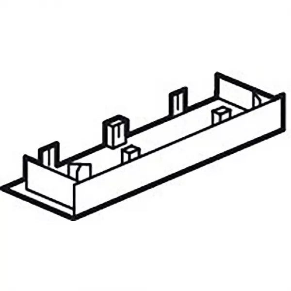 planet wattohm-embout extr�mit� goulotte - pour goulotte gtl viadis 13 modules - blanc artic (16703)