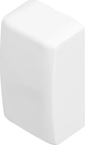planet wattohm-embout pour moulure keva 32mmx12mm - pvc blanc artic (11525)