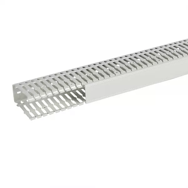 planet wattohm-goulotte de c�blage segma sans halog�ne - 40x80mm - fond+couvercle - longueur 2m (31056)