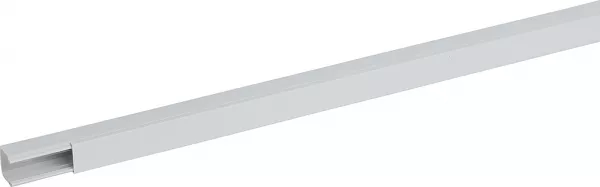 planet wattohm-goulotte distribution viadis 25x25mm-fond+couvercle-1 compart-longueur 2m-gris (16270)