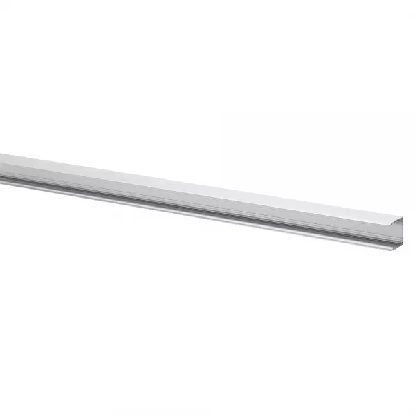 planet wattohm-goulotte logix 45 - 50x50mm - 1 compartiment-fond livr� sans couvercle-aluminium (32625)