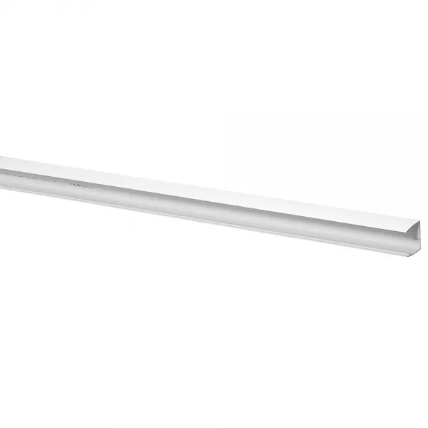 planet wattohm-goulotte logix 45-50x50mm-1 compartiment-2m-livr� sans couvercle-pvc blanc artic (68027)