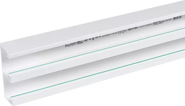 planet wattohm-goulotte logix 45 antibact�rienne-130x50mm-2 compartiments-livr� sans couvercle (68734)